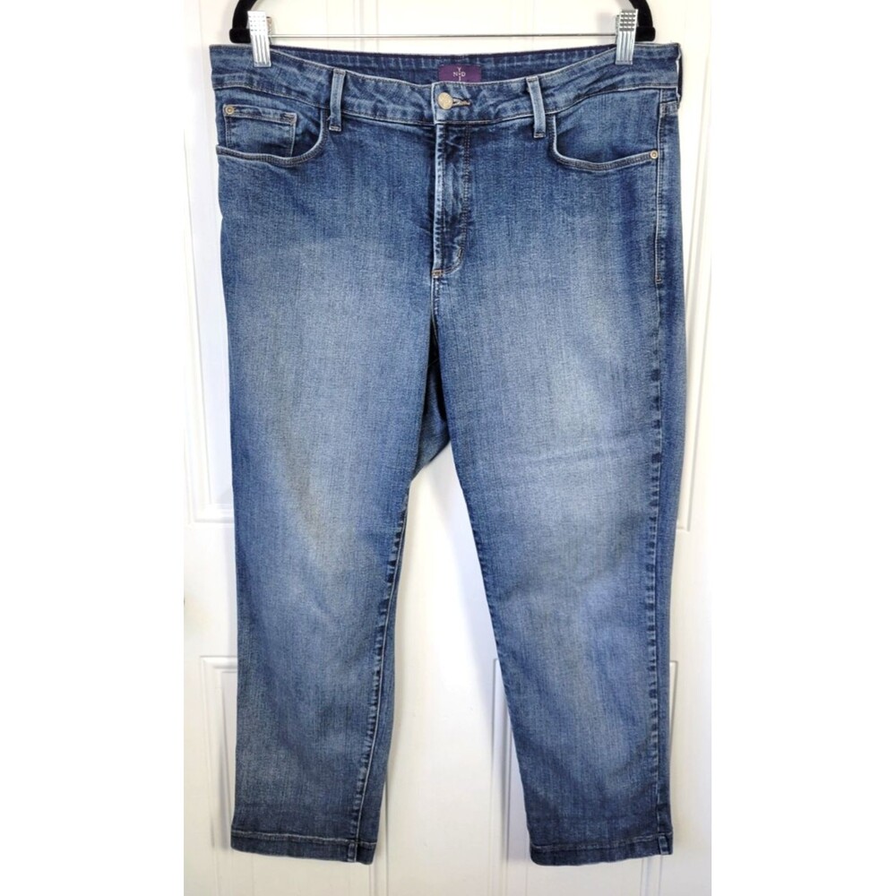 NYDJ High-Rise Ankle Jeans Size 14W